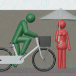 雨の自転車02