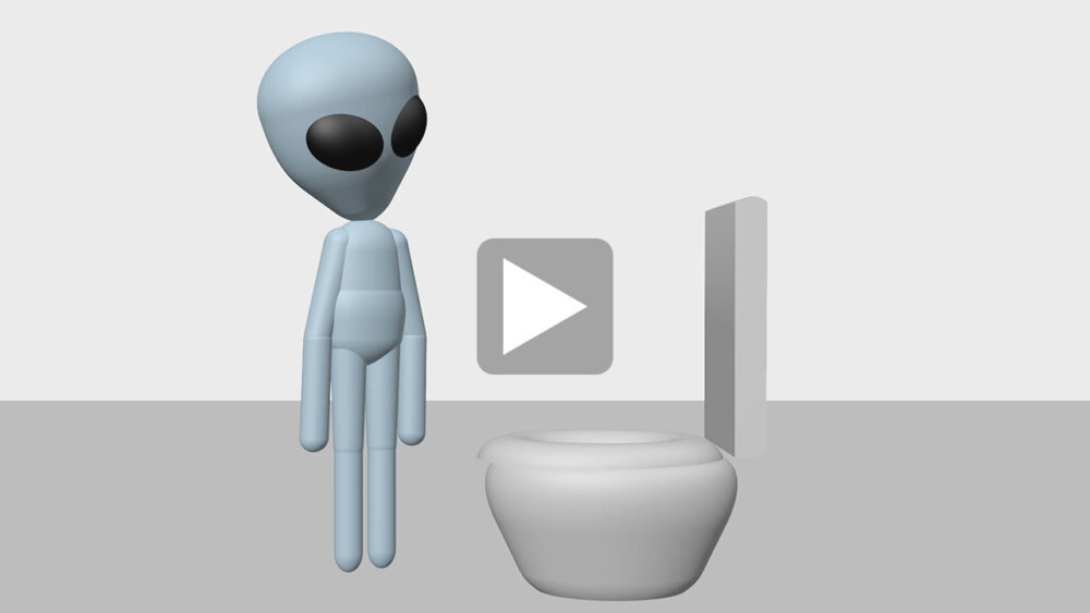 宇宙人トイレb