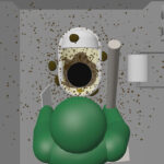 ボットン便所掃除