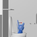 トイレットペーパー無駄つかい02