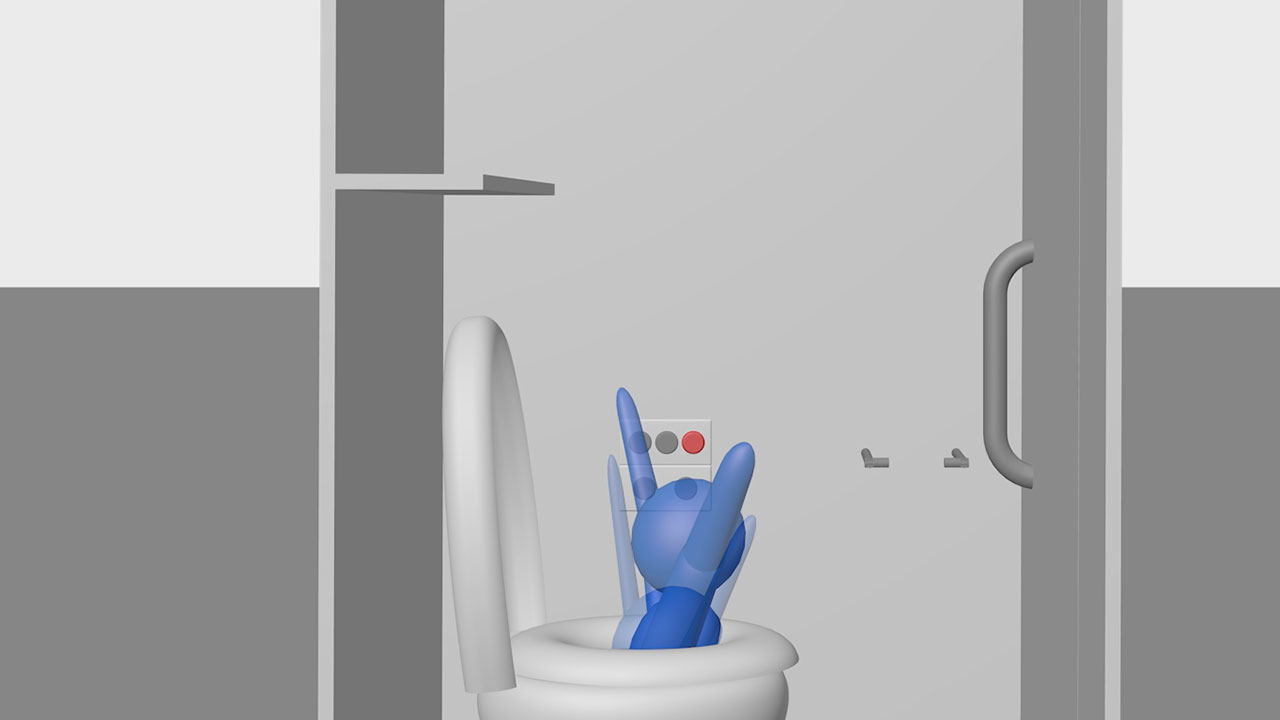 トイレットペーパー無駄つかい02